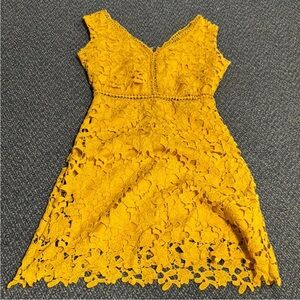 Sunshine Lace Mini Dress